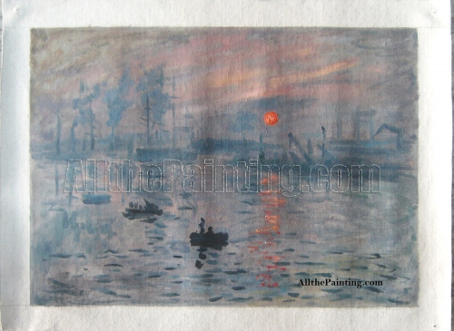 impression sunrise claude monet - Oil painting reproduction
