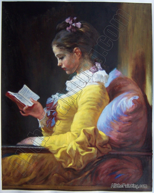 the reader fragonard - Oil painting reproduction