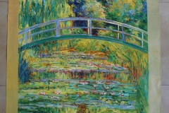 The japanese bridge - oil painting reproduction