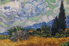 wheat field with cypresses vincent van gogh - Oil painting reproduction