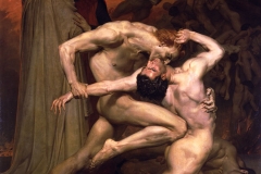 William-Adolphe Bouguereau, Dante and virgil in hell