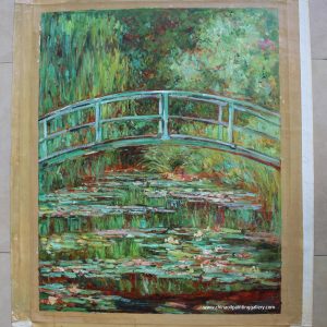 The japanese bridge - oil painting reproduction